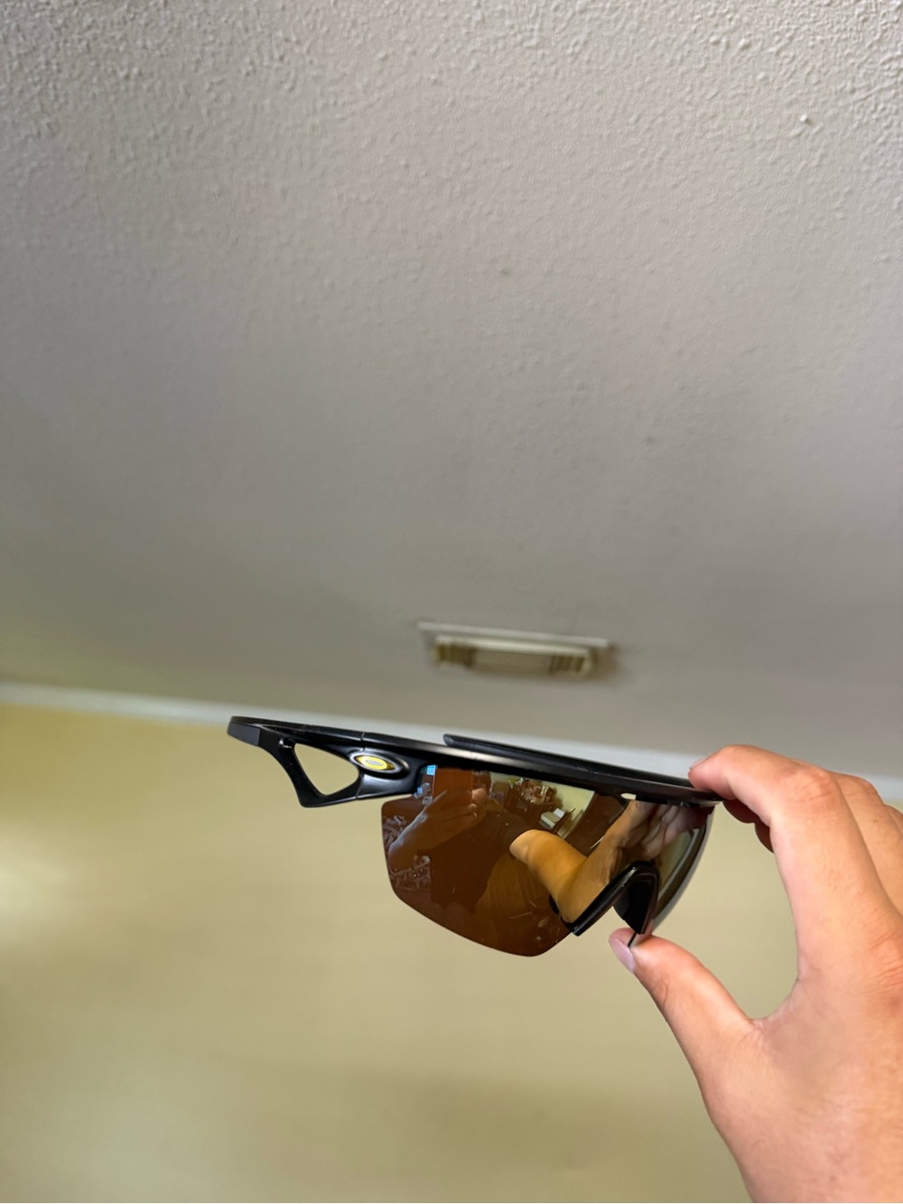 Oakley Black Sunglasses with Brown/Amber Lenses
